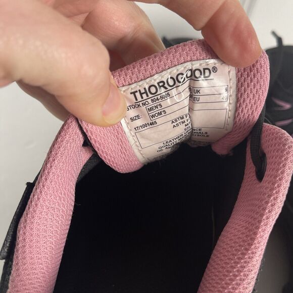 Thorogood Women’s Black Crosstrex Safety Toe Work Hiking Outdoor Boots Sz 9 EUC - Picture 5 of 8